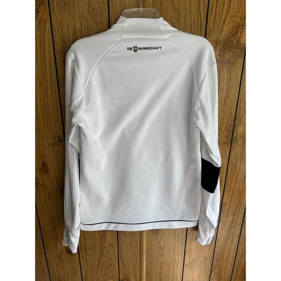 Adidas Germany DFB ClimaCool Training Top Long Sleeve White Black Stand Collar S - Picture 2 of 6